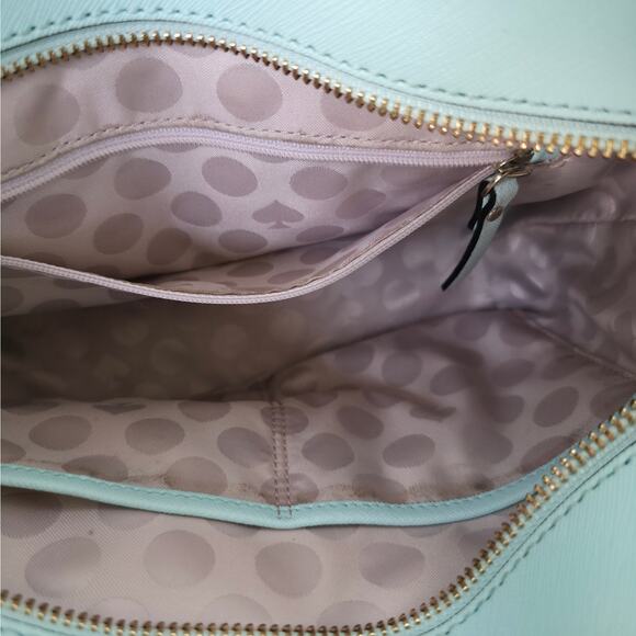 Kate Spade New York Cedar Street Small Hayden Top Handle Bag Aqua Black OS - Picture 12 of 16